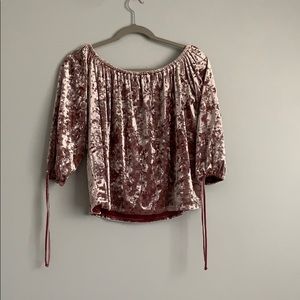 Crushed Velvet AE top